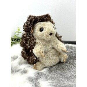Folkmanis Hedgehog Plush inside out‎ stuffed animal pellet plush small puppet